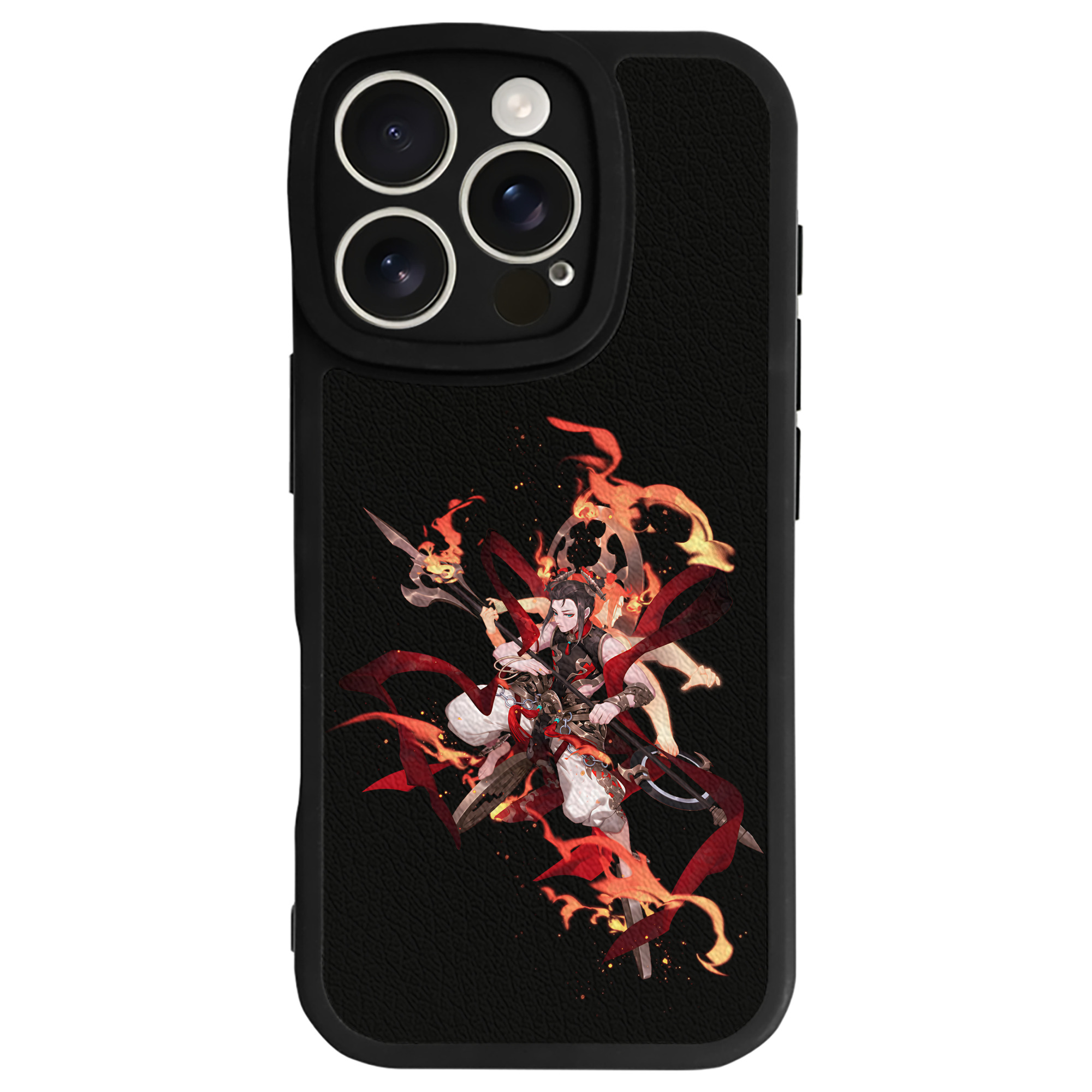 （画像用） Ne Zha 2 ナタ 魔童の大暴れ 【iPhone 16シリーズ対応】シリコンスマホケース（レザー調） 材質：シリコン